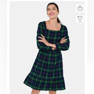 Sold out large NWT Children's Place Matching Family Plaid Flannel Tiered dress